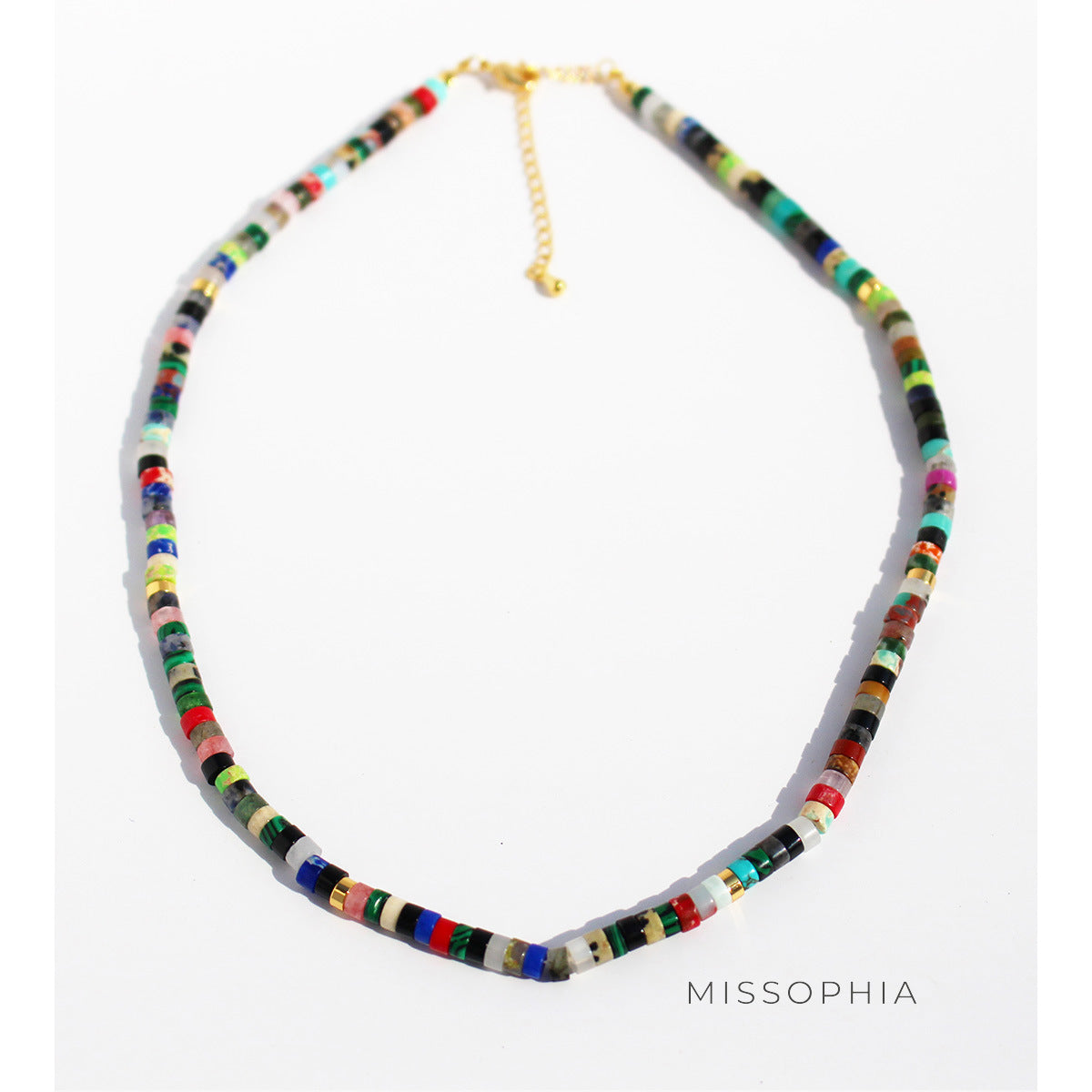 Nubia Stone Beaded Necklace [YNC8X7GZ]