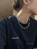 Perl Zircon Pearl Necklace [BDUAXX7Q]