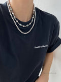 Perl Zircon Pearl Necklace [FF6X5NQK]