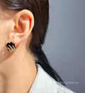 Phoenyx Retro Wheat Stud Earrings [7M1V8YJO]