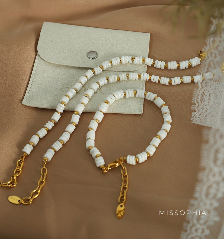Ronni Beaded Shell Bracelet [2RW4TO65]