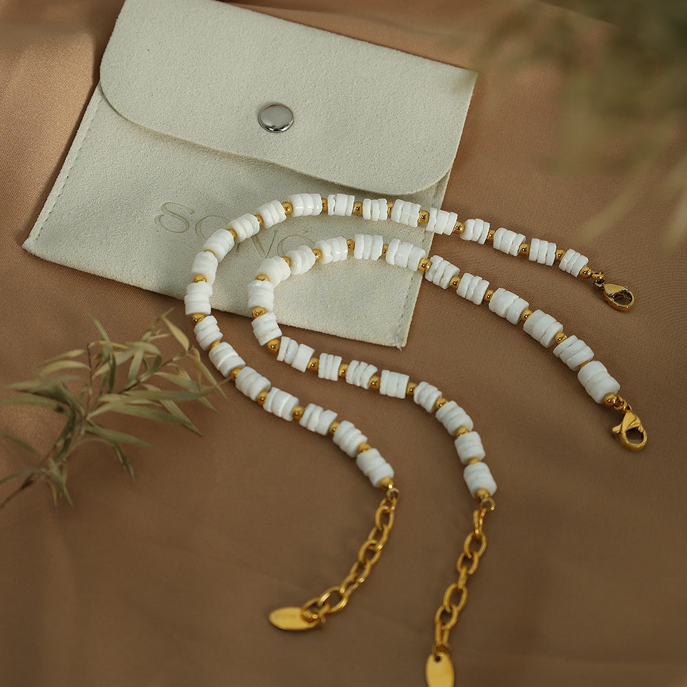 Ronni Beaded Shell Bracelet [2AKPDJ57]