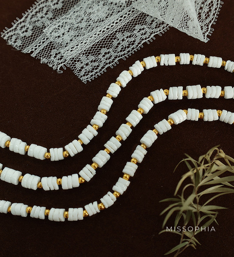 Ronni Beaded Shell Bracelet [5ZWD6IZ8]