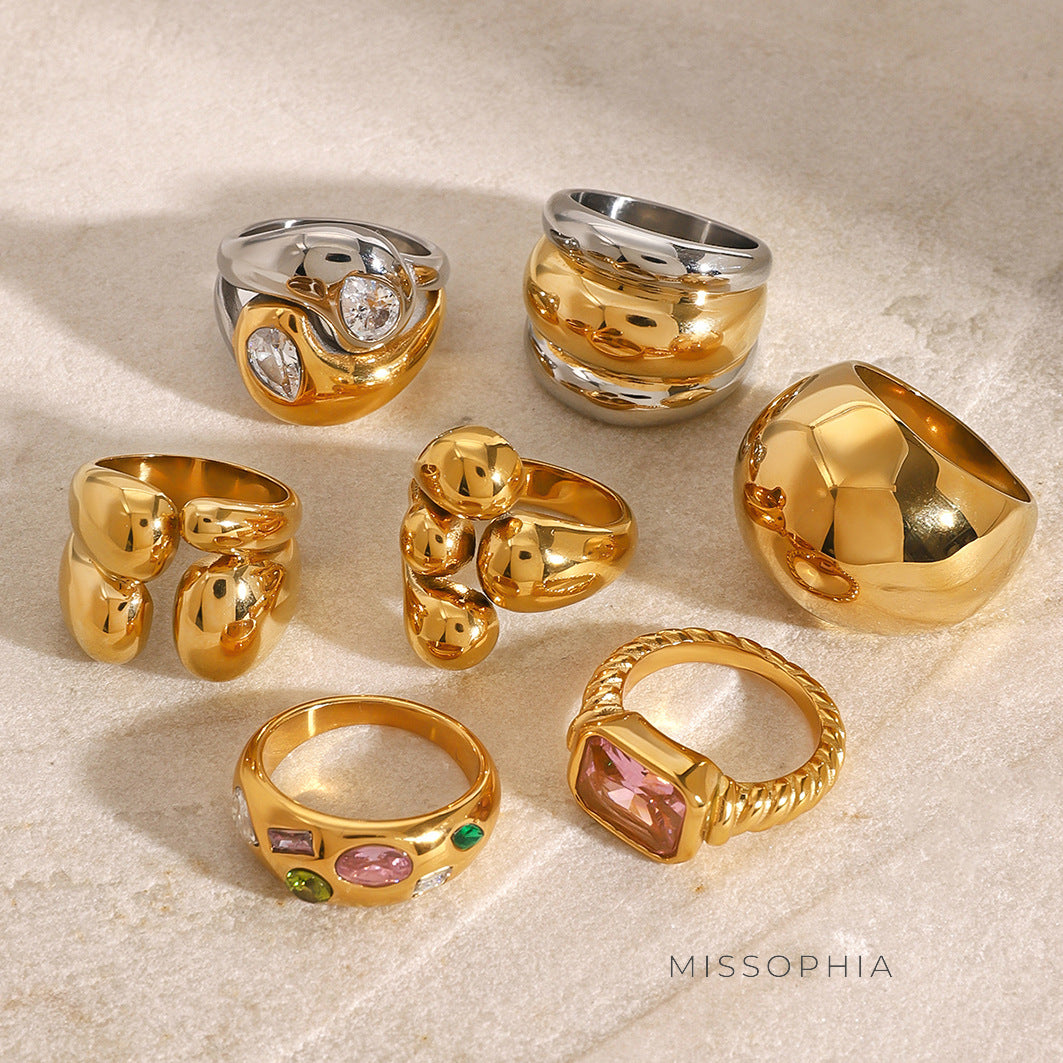 Ryan Statement Zircon Ring [6IRL2MNN]