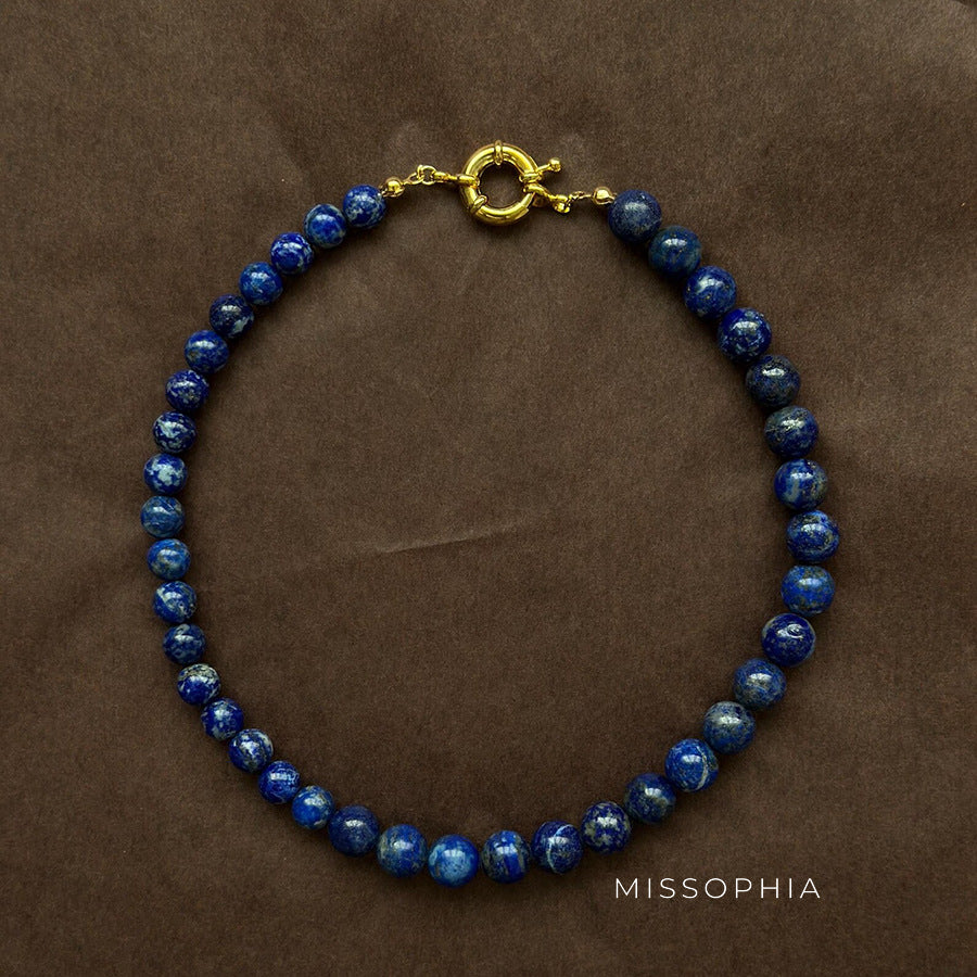 Sabiha Natural Stone Necklace [72DHVAK2]