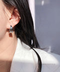 Safa Sleek Double Drop Earrings [04W3AD3P]