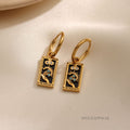 Sama Enamel Tarot Drop Earrings [12A0JAAM]