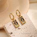 Sama Enamel Tarot Drop Earrings [ATDPOU24]