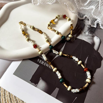 Samyra Natural Shell Necklace [SKCZG6EG]