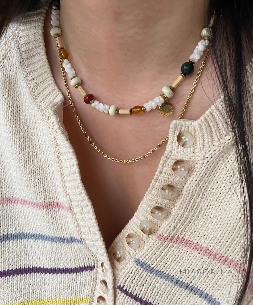 Samyra Natural Shell Necklace [8DQF60CA]