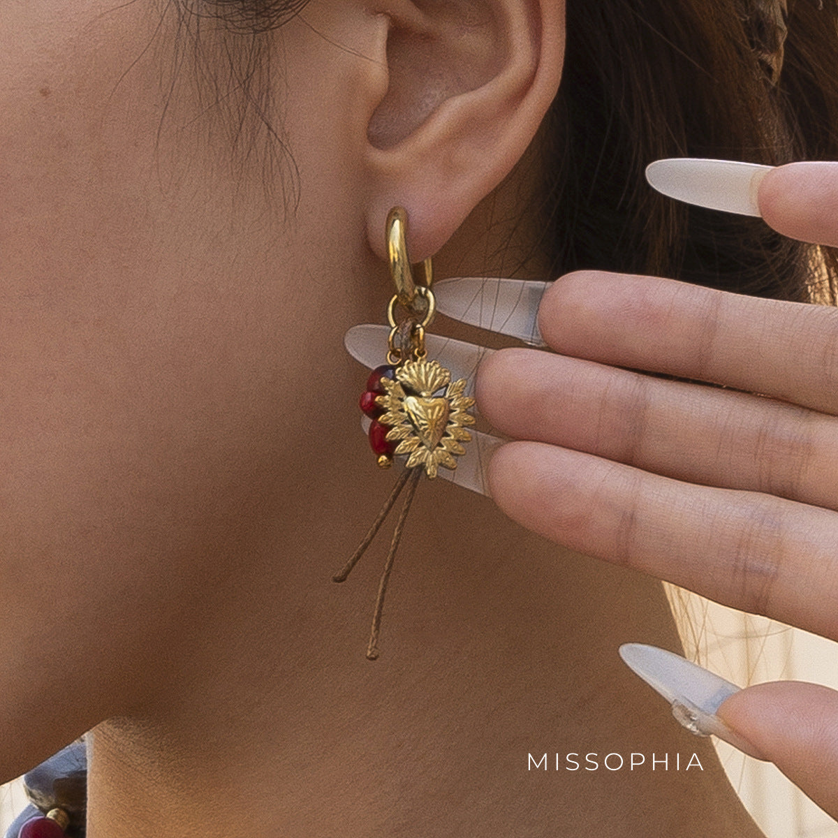 Silvana Colorful Heart Necklace [WZCDFIWD]