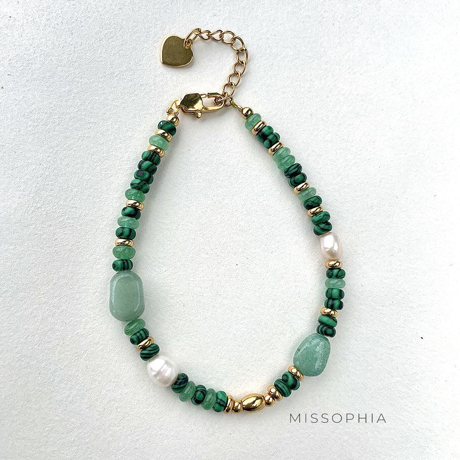 Taelynn Dainty Pearl Stone Bracelet [F5T3DLAY]