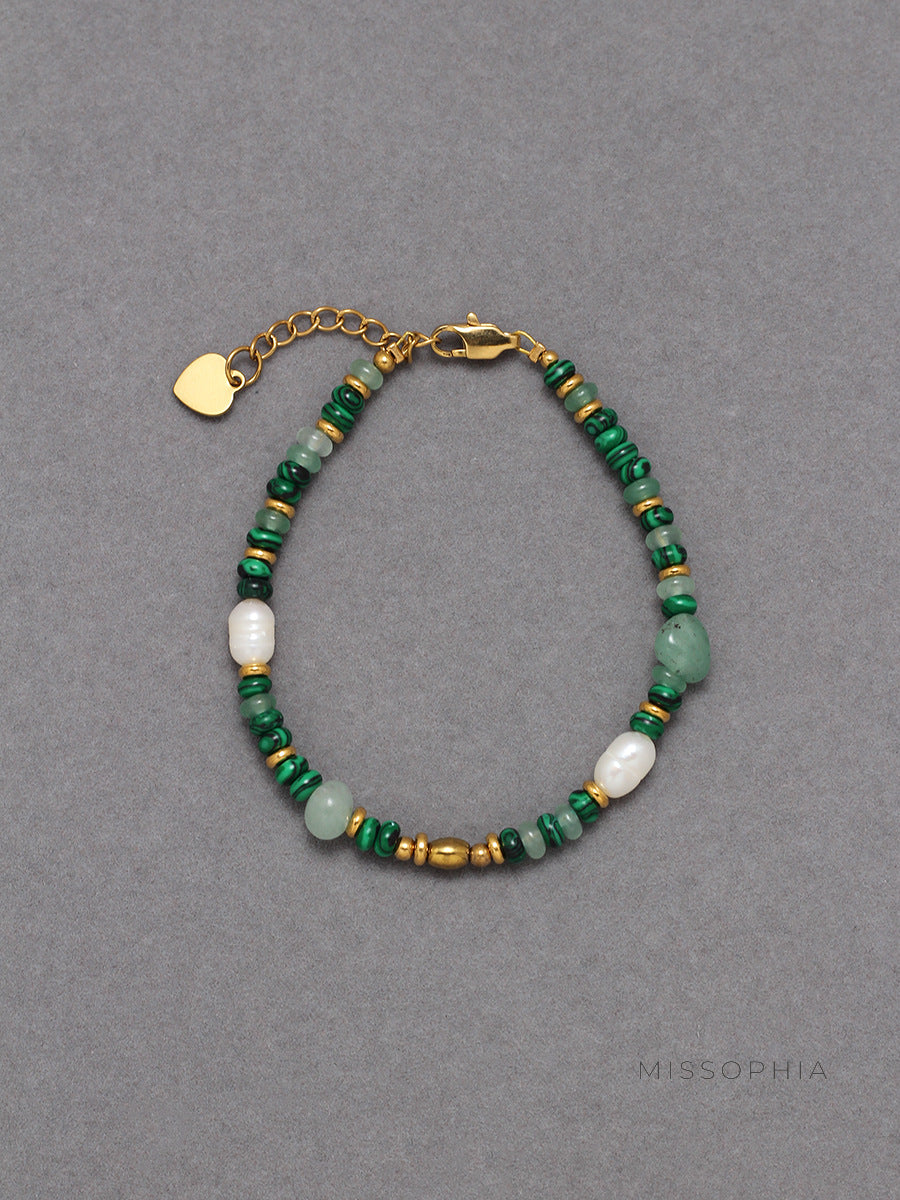 Taelynn Dainty Pearl Stone Bracelet [LN6Q749W]