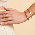 Thais Delicate Beaded Charm Bracelet [X3DCLJE1]