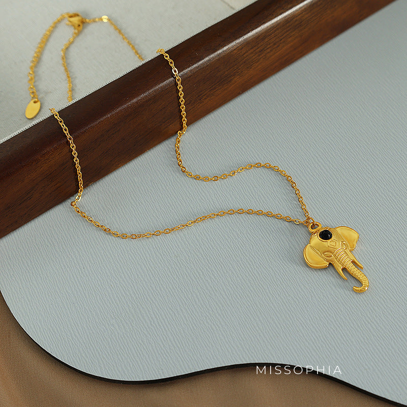 Tristyn Lucky Elephant Necklace [MW1NNNYF]
