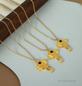 Tristyn Lucky Elephant Necklace [FSQC2OM3]