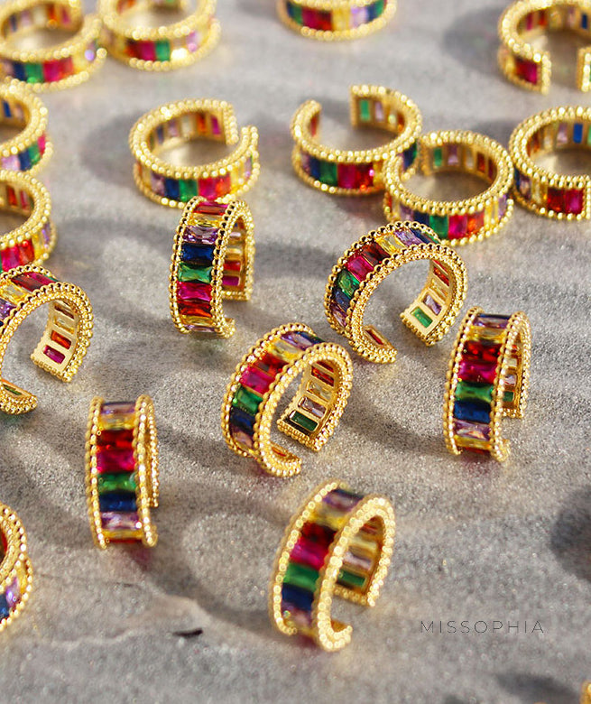 Violette Rainbow Zircon Ring [Q9UW20SS]
