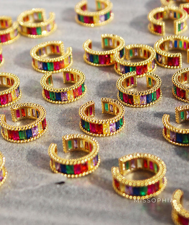 Violette Rainbow Zircon Ring [YJSVZLKM]
