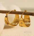 Waverly Colorful Star Hoop Earrings [DDB59L1G]