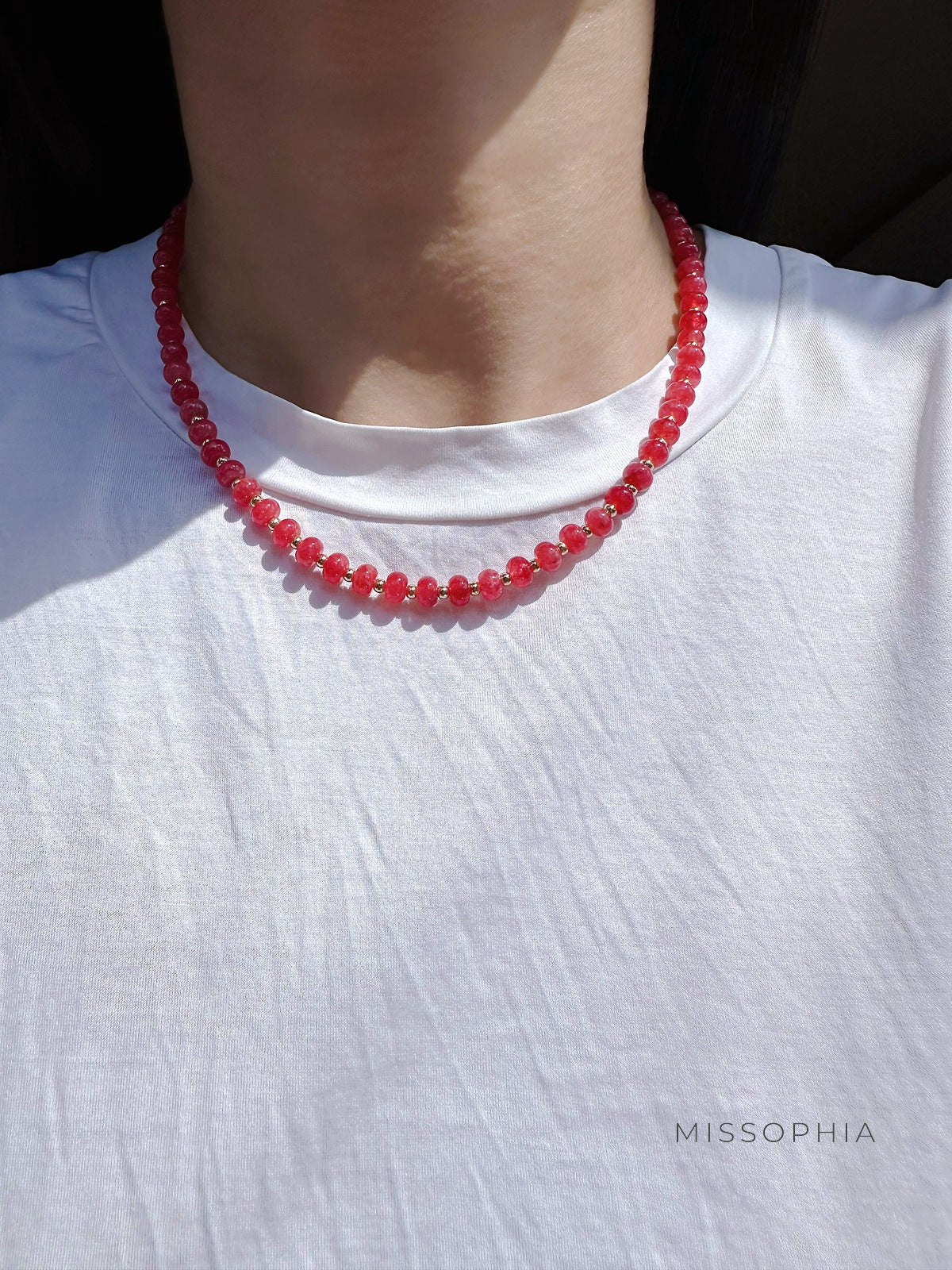 Winnifred Irregular Stone Necklace [DELTQ6K0]