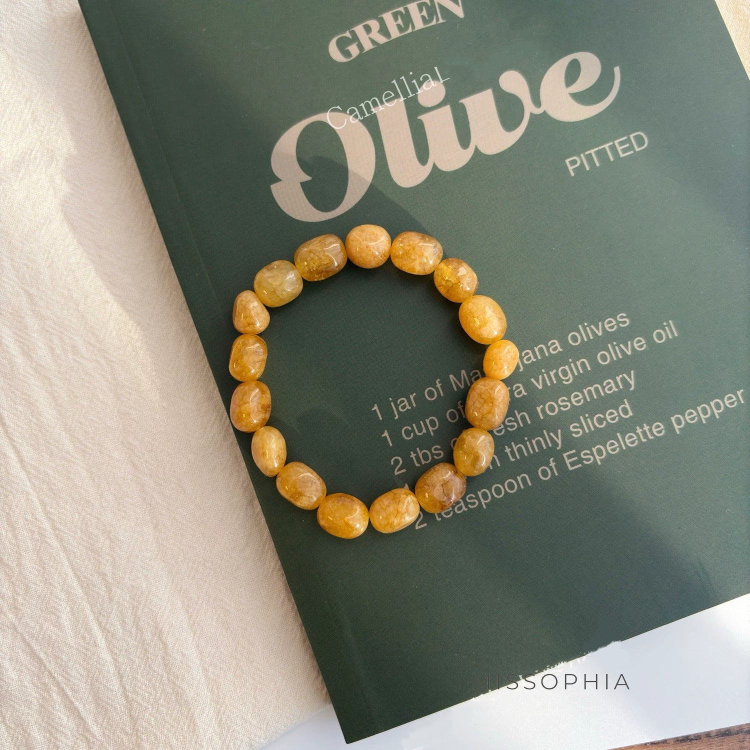Wynter Chalcedony Beaded Bracelet [5RARQXEX]