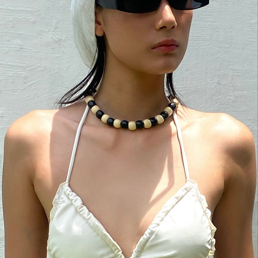 Yasmeen Colorful Beaded Necklace [QZ009MVO]