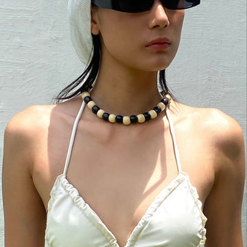 Yasmeen Colorful Beaded Necklace [QZ009MVO]