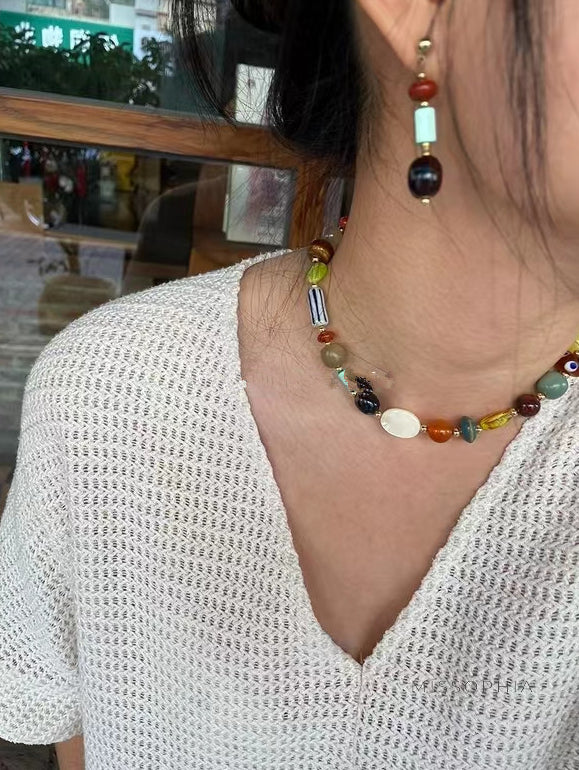 Zooey Natural Shell Jewelry Set [GLBNKM6X]