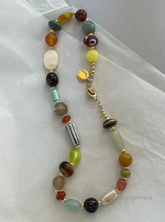 Zooey Natural Shell Jewelry Set [HJ03L1TY]