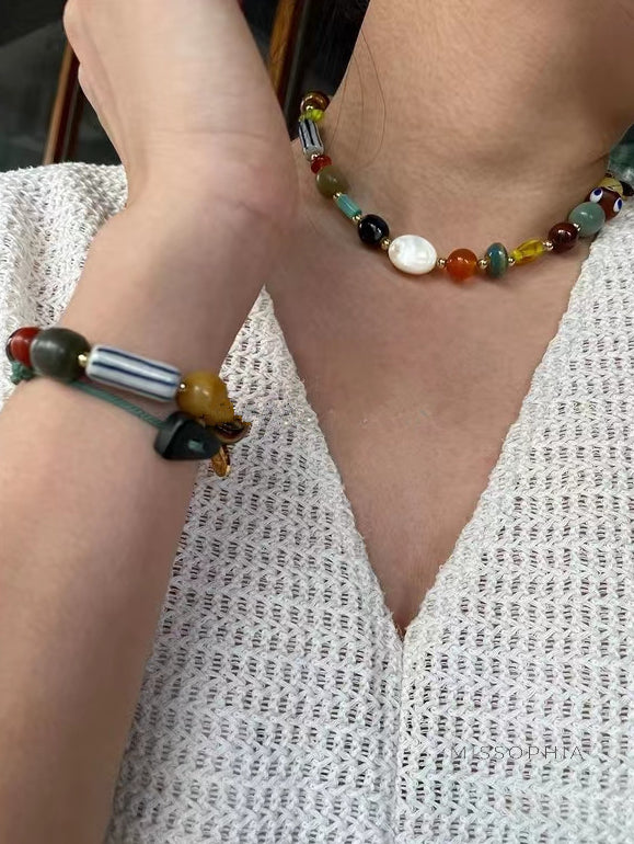 Zooey Natural Shell Jewelry Set [5UM50RMG]