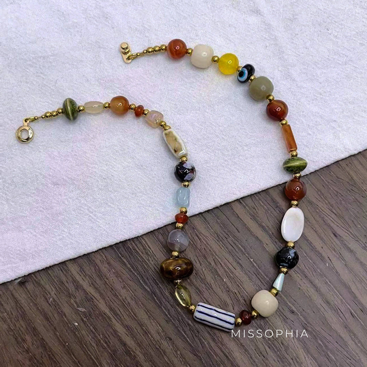 Zooey Natural Shell Jewelry Set [1NKRZHRN]